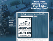 Tablet Screenshot of littleriverrecoveryhouse.com